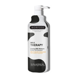 Morfose Professional Milk Therapy Creamy Hair Shampoo for Dry  Damaged  or Brittle Strands  Repairs and Protects  fuller  healthier  softer look  Elim