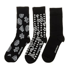 Pack-3 Calcetines De CaÃ±a Alta Y PuÃ±o AntipresiÃ³n Jf3lsmc03-standart Para Hombre - black, TU