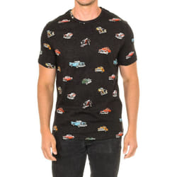 Camiseta De Manga Corta Y Cuello Redondo Jftd09-retrocar-multicolor Para Hombre - gray, L