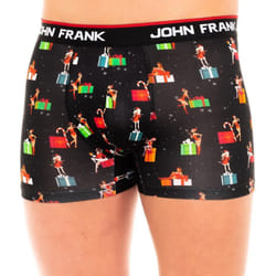 Boxer De AlgodÃ³n ElÃ¡stico Tejido Transpirable Jfbd03-chpinup-multicolor Para Hombre - black, M