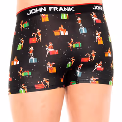 Boxer De AlgodÃ³n ElÃ¡stico Tejido Transpirable Jfbd03-chpinup-multicolor Para Hombre - black, M