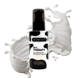 Morfose Milk Therapy Serum  Nurishment and Protection  Silkier  Shinier  Healthier-looking and Stronger Hair  Split-end Healing  provides Softness  Vi