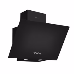 Ferre H501P 50cm Cooker Hood - Single Glass - Push Button - Black