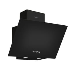 Ferre H501P 50cm Cooker Hood - Single Glass - Push Button - Black