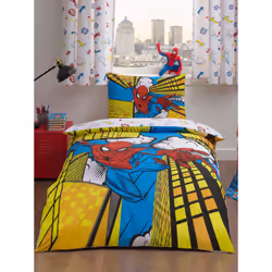 Spiderman 100% Cotton Single Duvet Cover Set