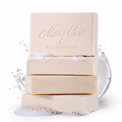Mary Case All Natural Bar Soap for Men & Women (Set of 4) - Goat Milk Body Soap Bars with Olive and Coconut Oils - Bath Soaps ...