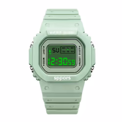 Kids Digital Watch Luminous Alarm Watch for Boys Girls - style2 green