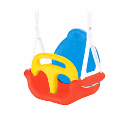 Fisher Price Red, Blue And Yellow 3 In 1 Childrens Swing Set