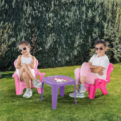 Dolu Unicorn Table and Chairs Set