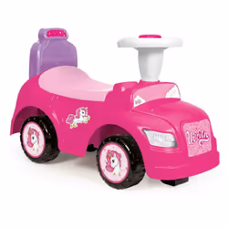 Dolu Unicorn Step Car 2-In-1 Kids Girls Walk n Ride On Toy Girls Pink