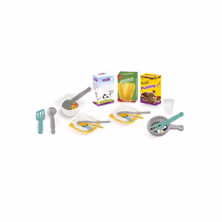 Dolu Kids Kitchen Play Set - White/Grey