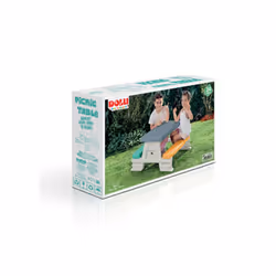 Dolu Picnic Table for 4 Kids - White/Grey