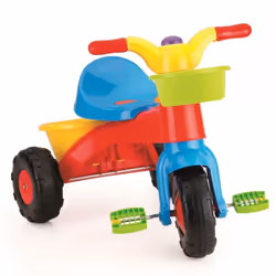 Dolu Toddler My First Ride On Three Wheel Trike Pedals Multicolour
