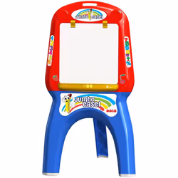 Dolu My First Foldable Jumbo Magnetic White Drawing Board Easel For Childrens