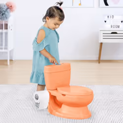 Dolu Toddlers Bathroom Educational Development Training Potty Orange