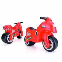 Dolu Toddler Kids My First Moto Ride On Motorcycle Sit On Outdoor Push Along Red