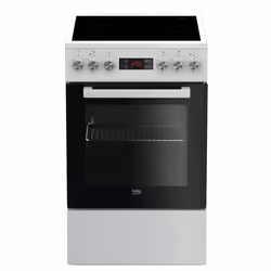 Beko FSM 57300 GW, Freestanding cooker, White, Rotary, Touch, Front, Electronic, LED
