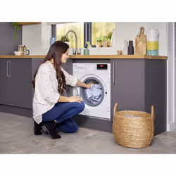 Beko b100 WTIK76151F Integrated 7kg 1600rpm Washing Machine with Quick Programme