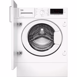 Beko WTIK72151 Integrated 7kg 1200rpm Washing Machine with Quick Programme, Front-load, 7 kg, B, 71 dB, 1200 RPM, C