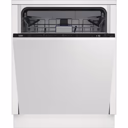 Beko BDIN38640F Integrated Full Size Dishwasher with Fast45, Fully built-in, Full size (60 cm), Touch, LCD, 1.3 m, 1.6 cm