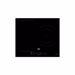 Beko HII63201FMT, Black, Built-in, 60 cm, Zone induction hob, 3 zone(s), 3 zone(s)