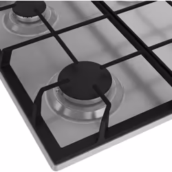 Beko HIBG64125SX 60cm Gas Hob with Side Knob Controls