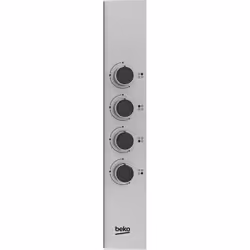 Beko HIBG64125SX 60cm Gas Hob with Side Knob Controls