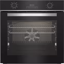 Beko BBIM14300BC 60cm Built-In Single Multi-Function Oven with AeroPerfect™, Medium, Electric, 72 L, 2500 W, 72 L, Multitech