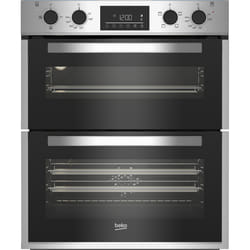 Beko BBTF26300X 72cm Built-Under Double Fan Oven with Touch Controls