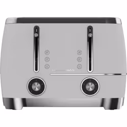 Beko TAM8402CR Cosmopolis 4 Slice Toaster, 4 slice(s), White, Buttons, 1700 W, 2000 W, 300 mm
