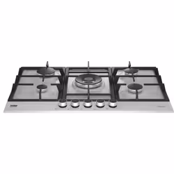 Beko HIAW75225SXE 75cm Front Control Gas Hob
