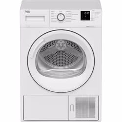 Beko WDPS742GS, Freestanding, Front-load, Heat pump, White, Rotary, Weiß