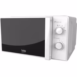 Beko MOC20100WFB 700W Compact Microwave, Countertop, Solo microwave, 20 L, 700 W, Knob, White
