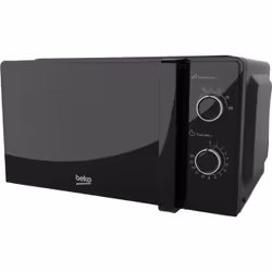 Beko MOC20100BFB 700W 20 Litre Compact Microwave, Countertop, Solo microwave, 20 L, 700 W, Rotary, Black
