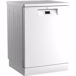 Beko BDFN15430W Freestanding Full Size Dishwasher with Quick Programmes