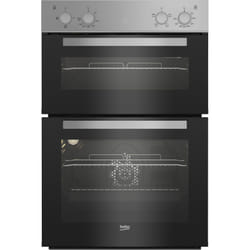 Beko BBXDF21000S 90cm Built-In Double Fan Oven with Easy Grip Knobs