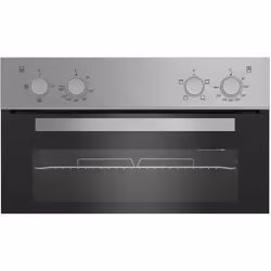 Beko BBXDF21000S 90cm Built-In Double Fan Oven with Easy Grip Knobs