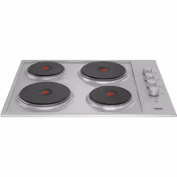 Beko HIBE64101X 60cm Sealed Plate Hob with Side Knob Controls
