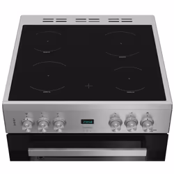 Beko EDC633S cooker Freestanding cooker Electric Ceramic Silver