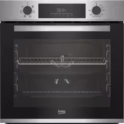Beko BBQE22300X 60cm Built-In Single Multi-function Oven with AeroPerfect™, Medium, Electric, 72 L, 2500 W, 72 L, Multitech