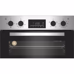 Beko BBDQF22300X 90cm Built-In Double Fan Oven with Touch Control LED Timer