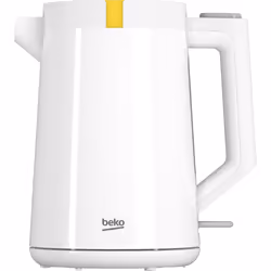 Beko WKM 4215 W, 1.7 L, 2200 W, White, Plastic, Water level indicator, Cordless