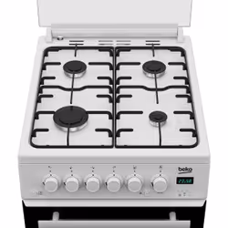 Beko EDG507W 50cm Freestanding Gas Twin Cavity Cooker - Additional view 5