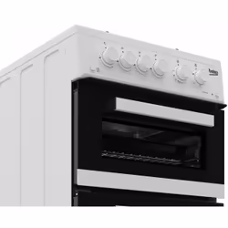 Beko KDVG593W 50cm Freestanding Gas Double Oven Cooker