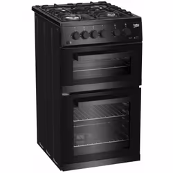 Beko KDVG593K 50cm Freestanding Gas Double Oven Cooker