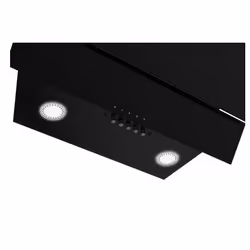 Beko BHCA62422BBH cooker hood Wall-mounted Black 400 m³/h