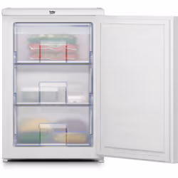 Beko UFF4584W Freestanding Undercounter Frost Free Freezer with Freezer Guard