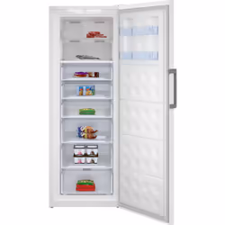 Beko FFEP5791W Freestanding Tall Frost Freezer with Freezer Guard