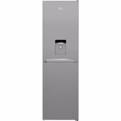 Beko CFG4582DS Freestanding Frost Free Fridge Freezer with Water Dispenser, 268 L, SN-ST, 5.5 kg/24h, E, Fresh zone compartme ...