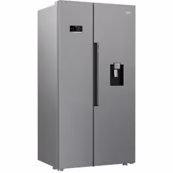 Beko ASD2442VPS Freestanding American Style Fridge Freezer with HarvestFresh™